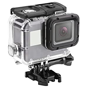 Boîtier étanche FitStill pour GoPro Hero 2018/7/6/5 Black, Coque de  Protection de 60 m sous-Marine avec Accessoires de Support pour caméra  d'action Go Pro Hero7 Hero6 Hero5 : : High-Tech