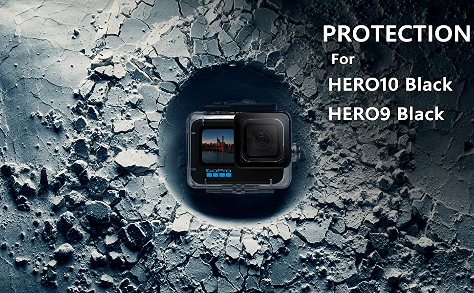 FitStill 60M Waterproof Case for GoPro Hero 11 Black/ Hero 10